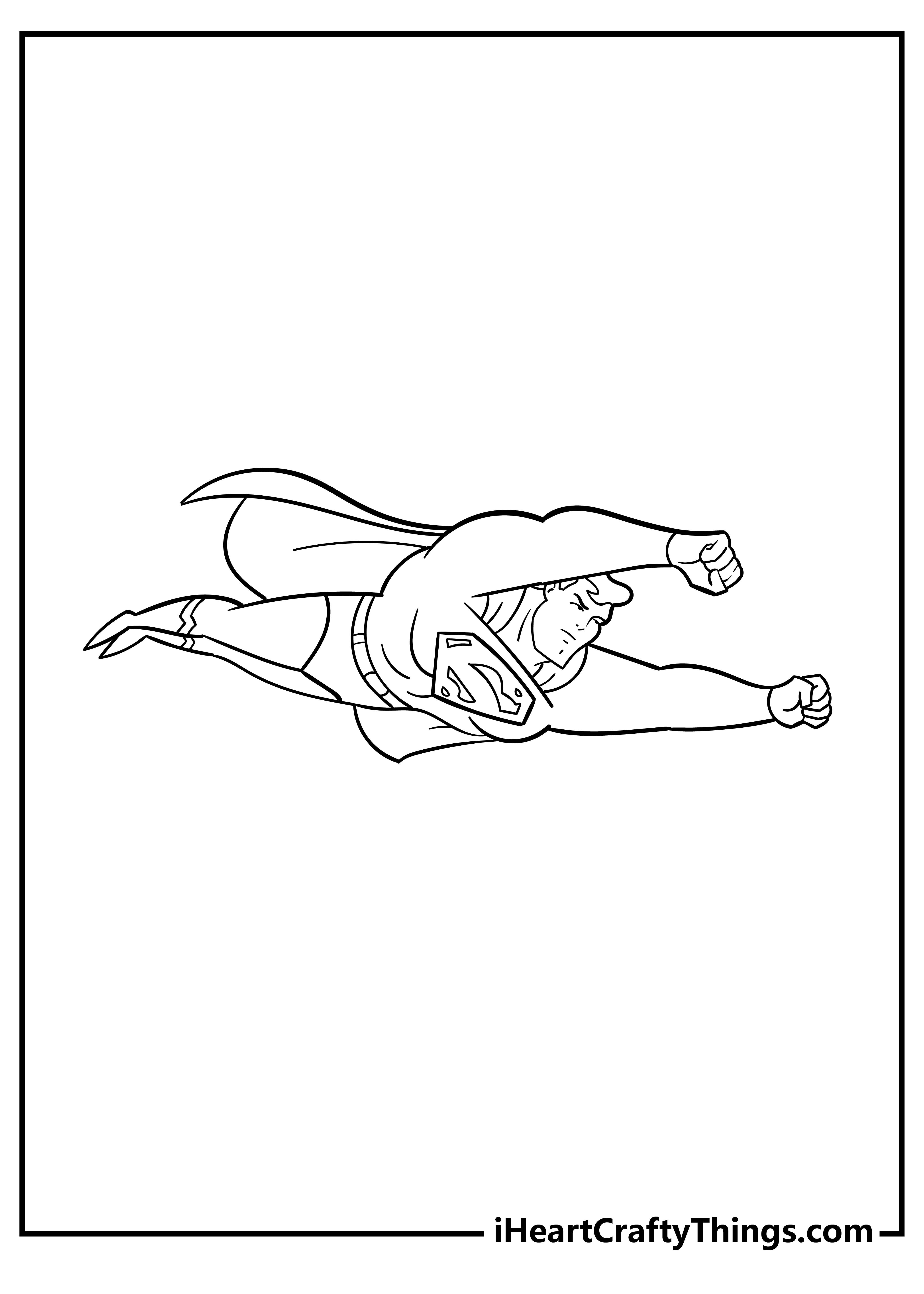 Superman Coloring Pages for adults free printable