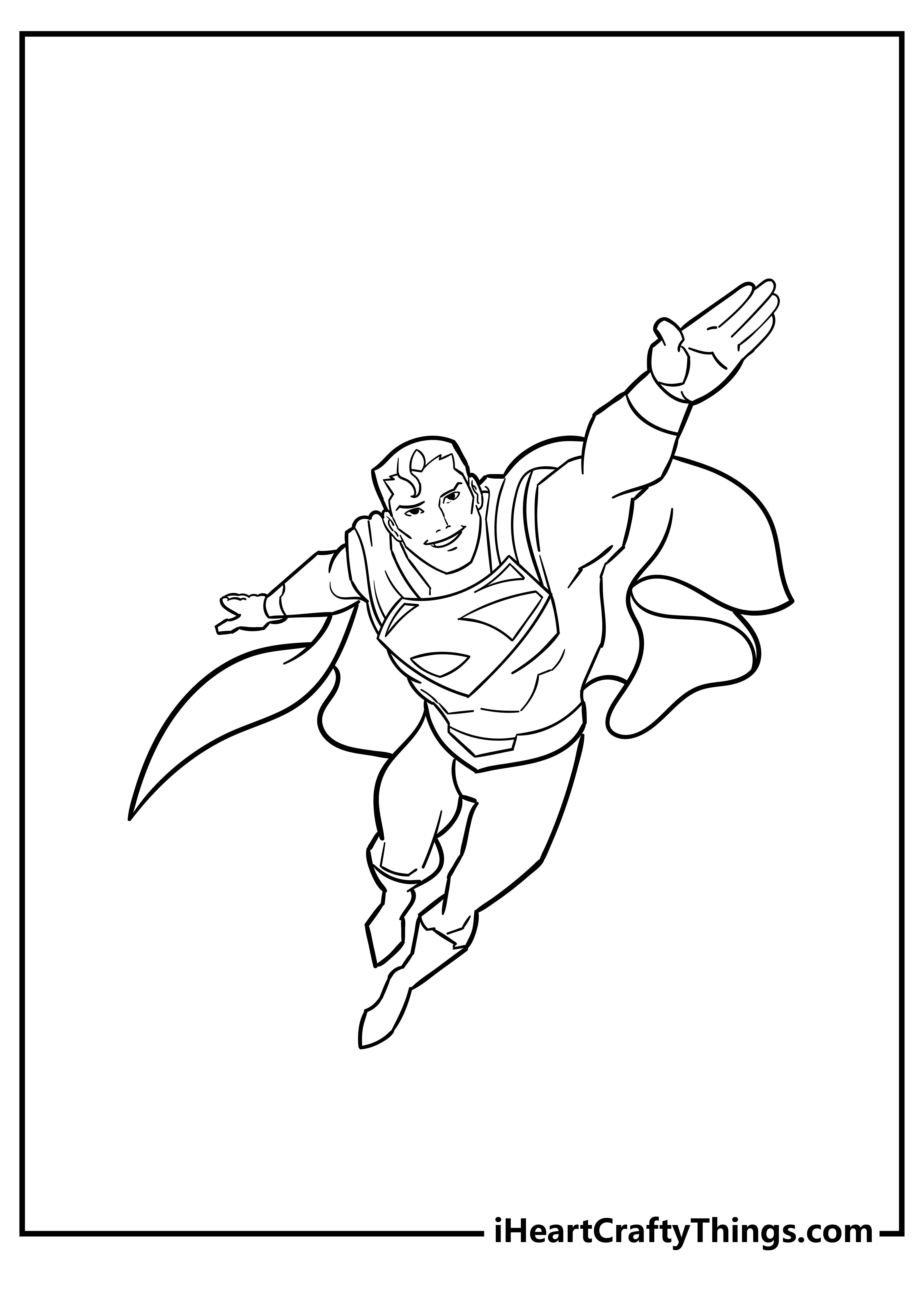 Superman Coloring Book for adults free download
