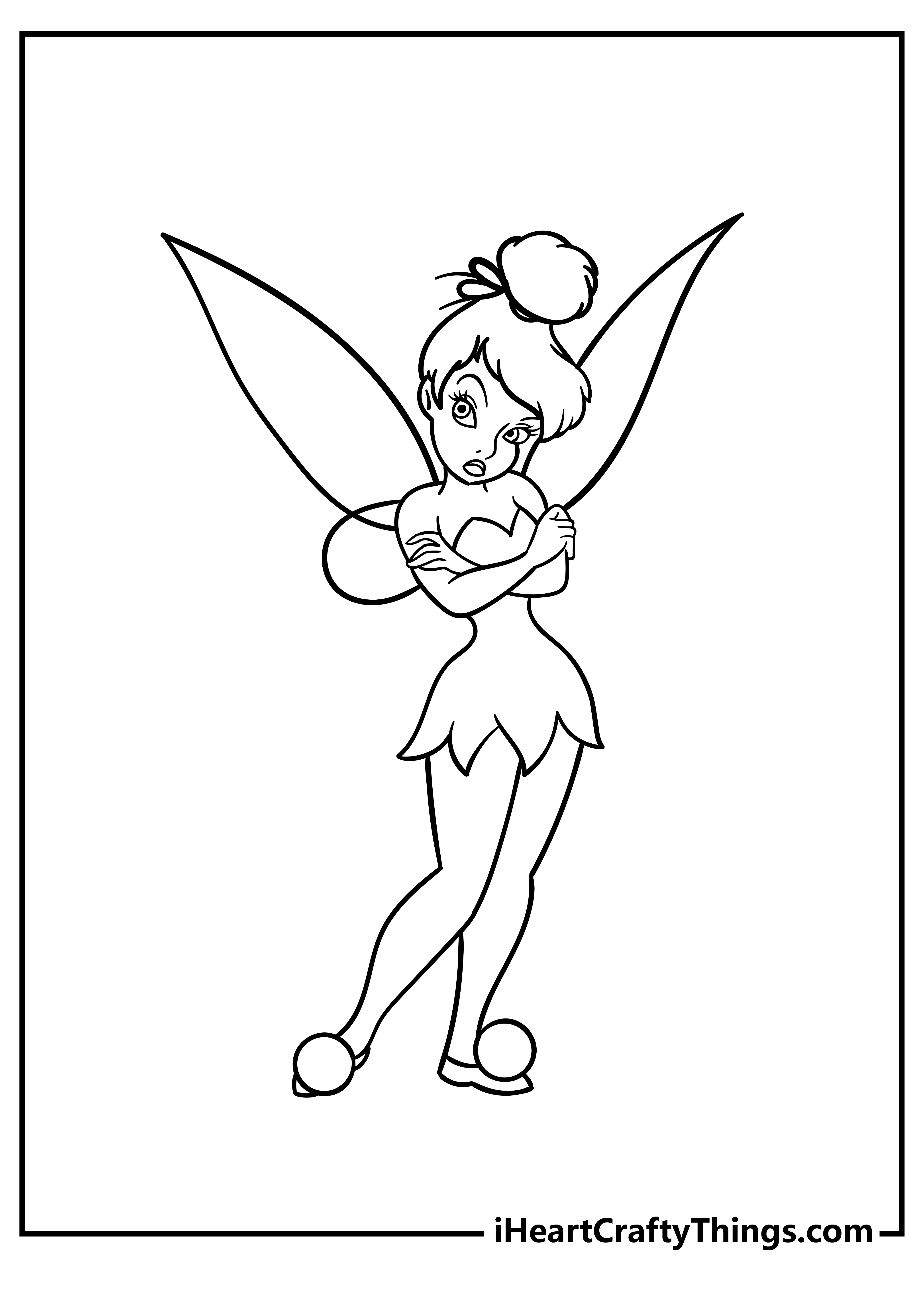 Printable Tinkerbell Coloring Pages Updated 21