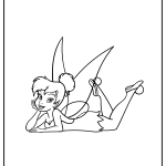 Tinkerbell Coloring Pages free printable