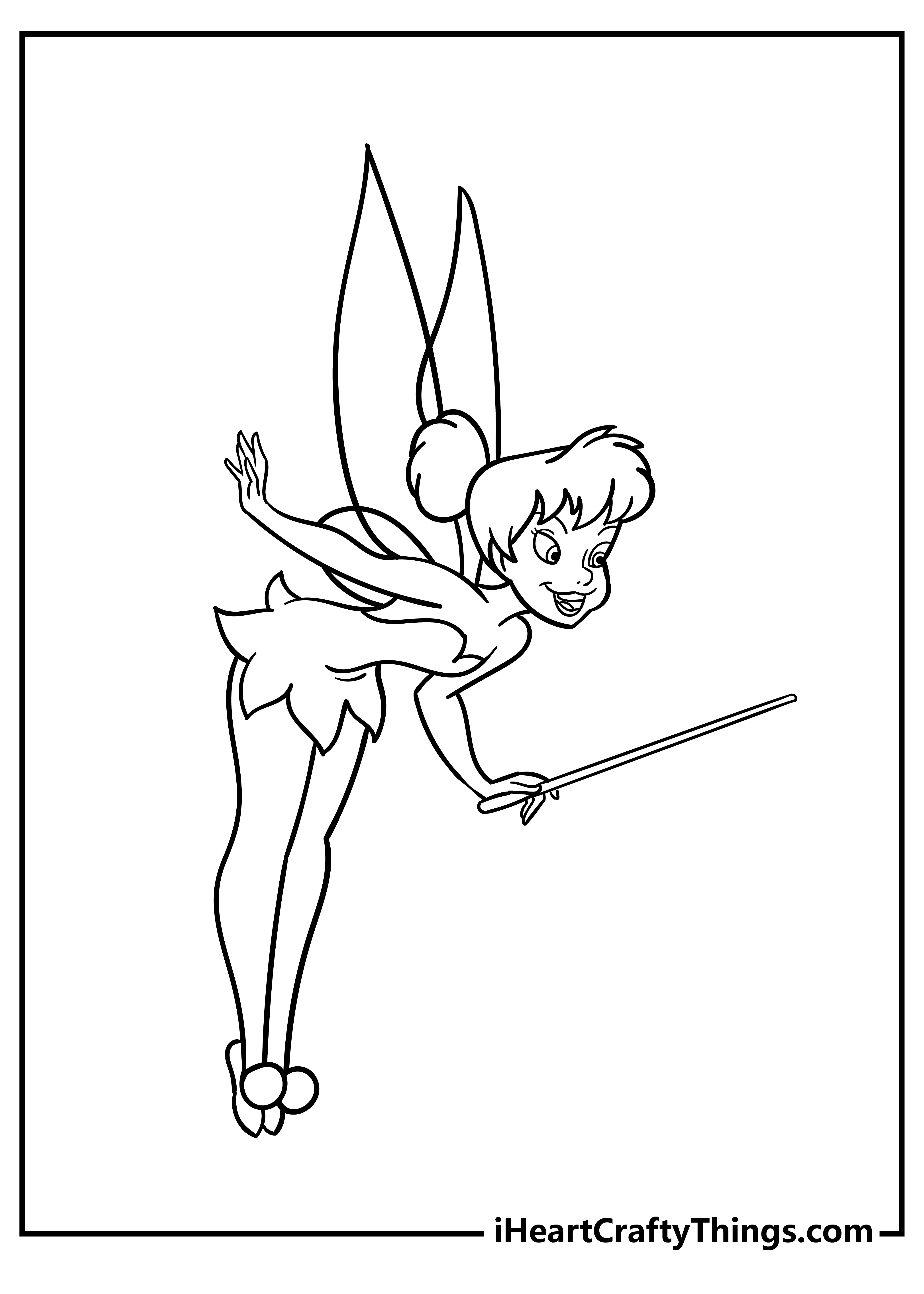 Tinkerbell Coloring Pages free pdf download