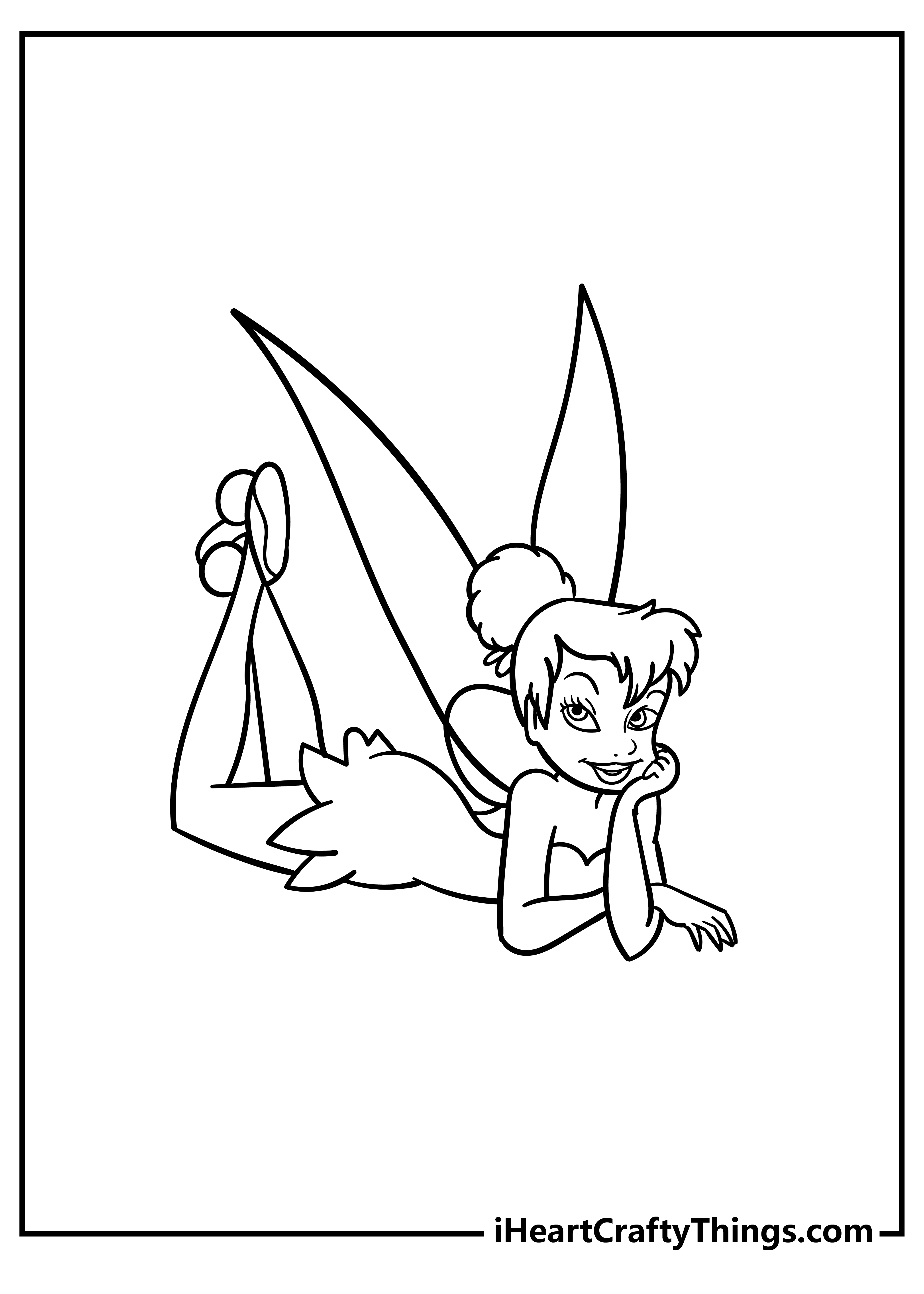 Tinkerbell Coloring Book free printable