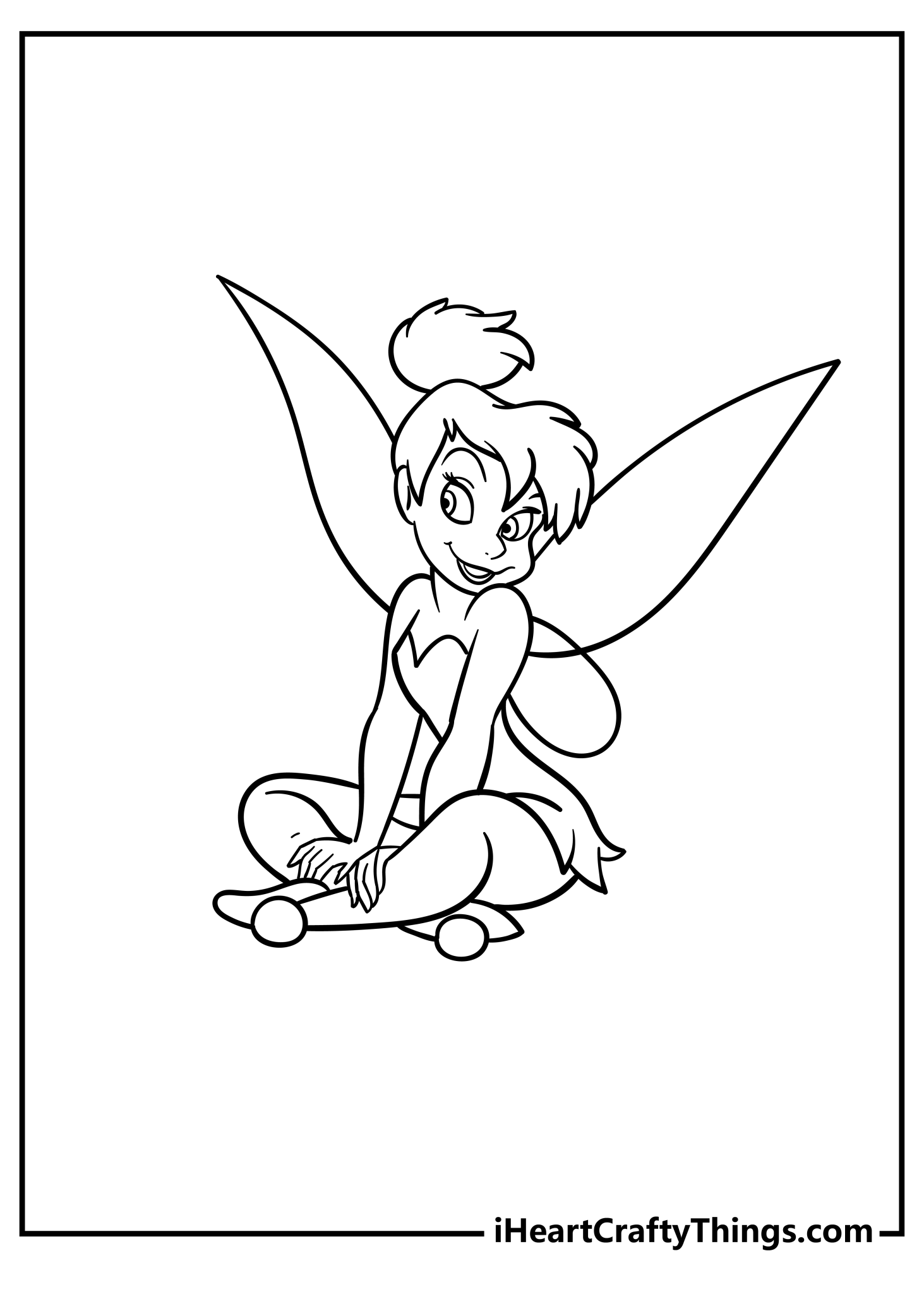 Tinkerbell Coloring Pages (100% Free Printables)