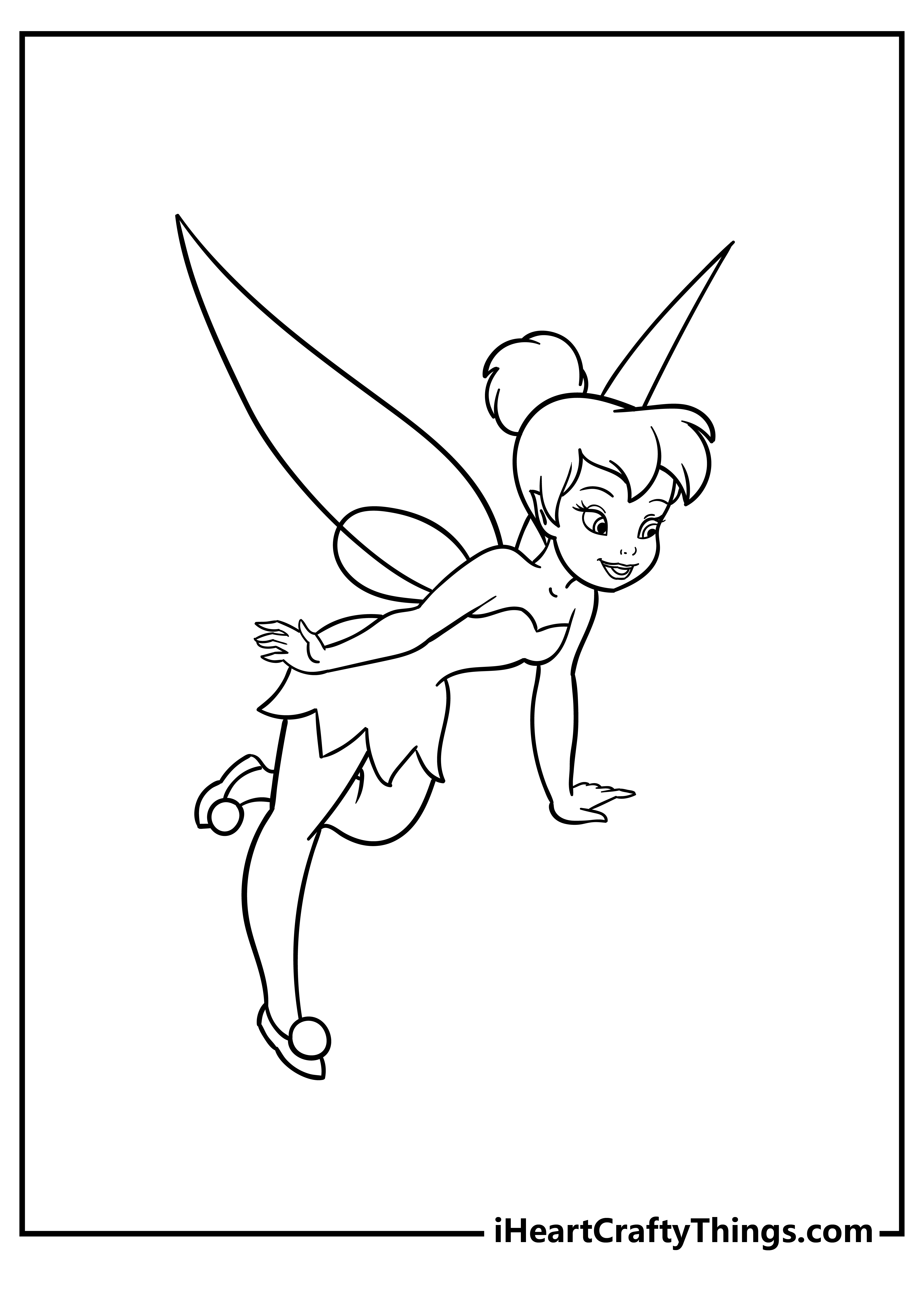 Tinkerbell Coloring Book free printable