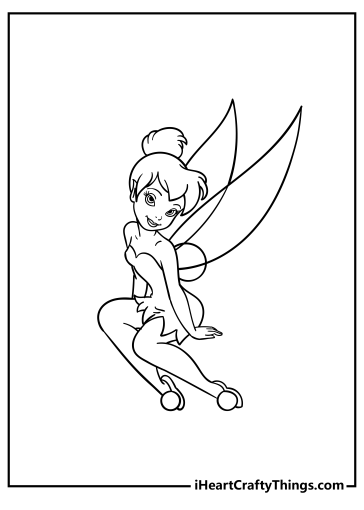 Tinkerbell Coloring Pages (100% Free Printables)