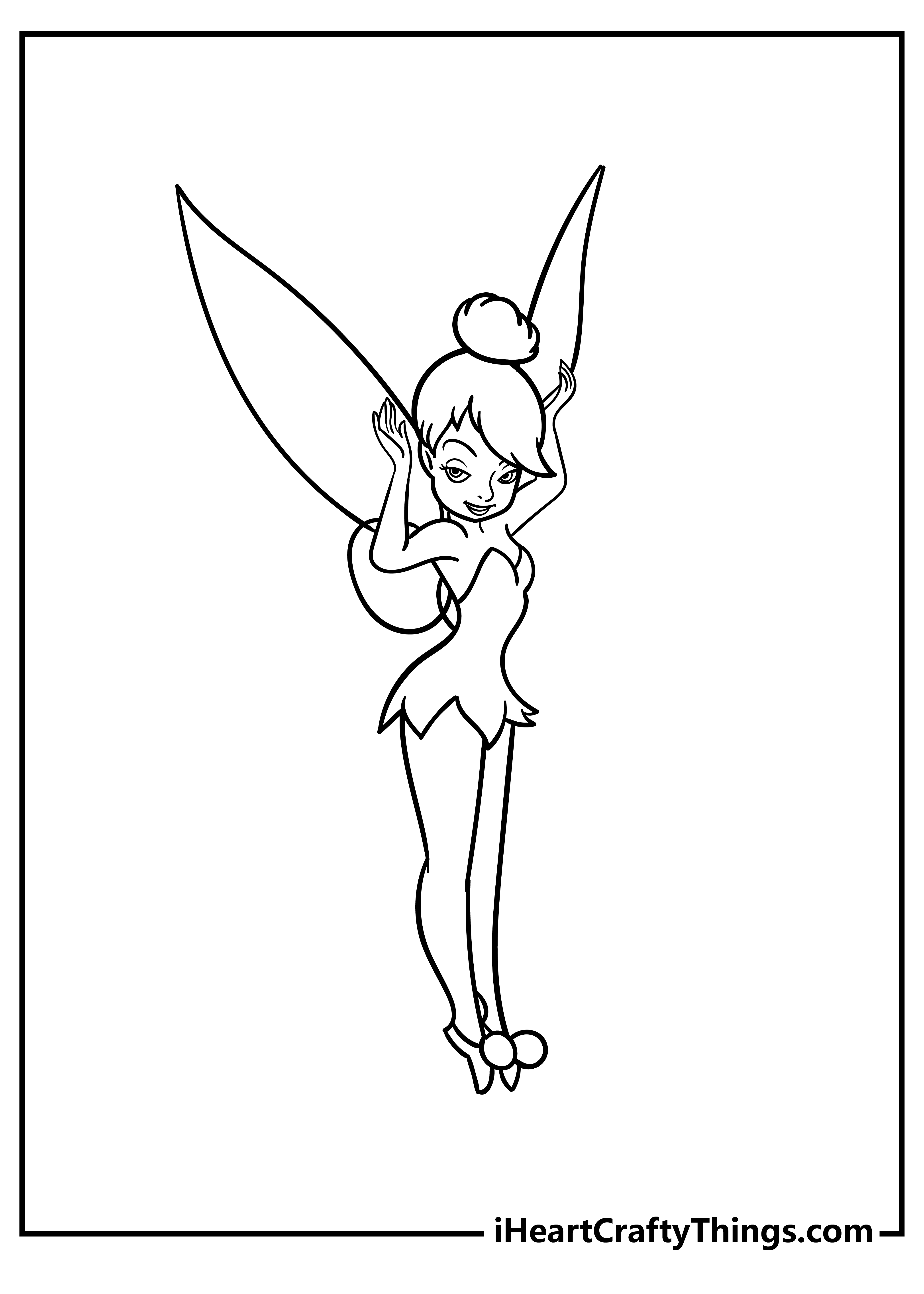 Tinkerbell Coloring Book for adults free download