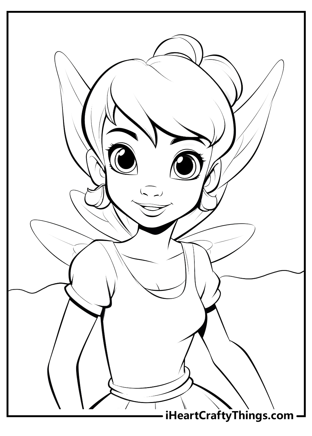 tinkerbell coloring pages for kids free download