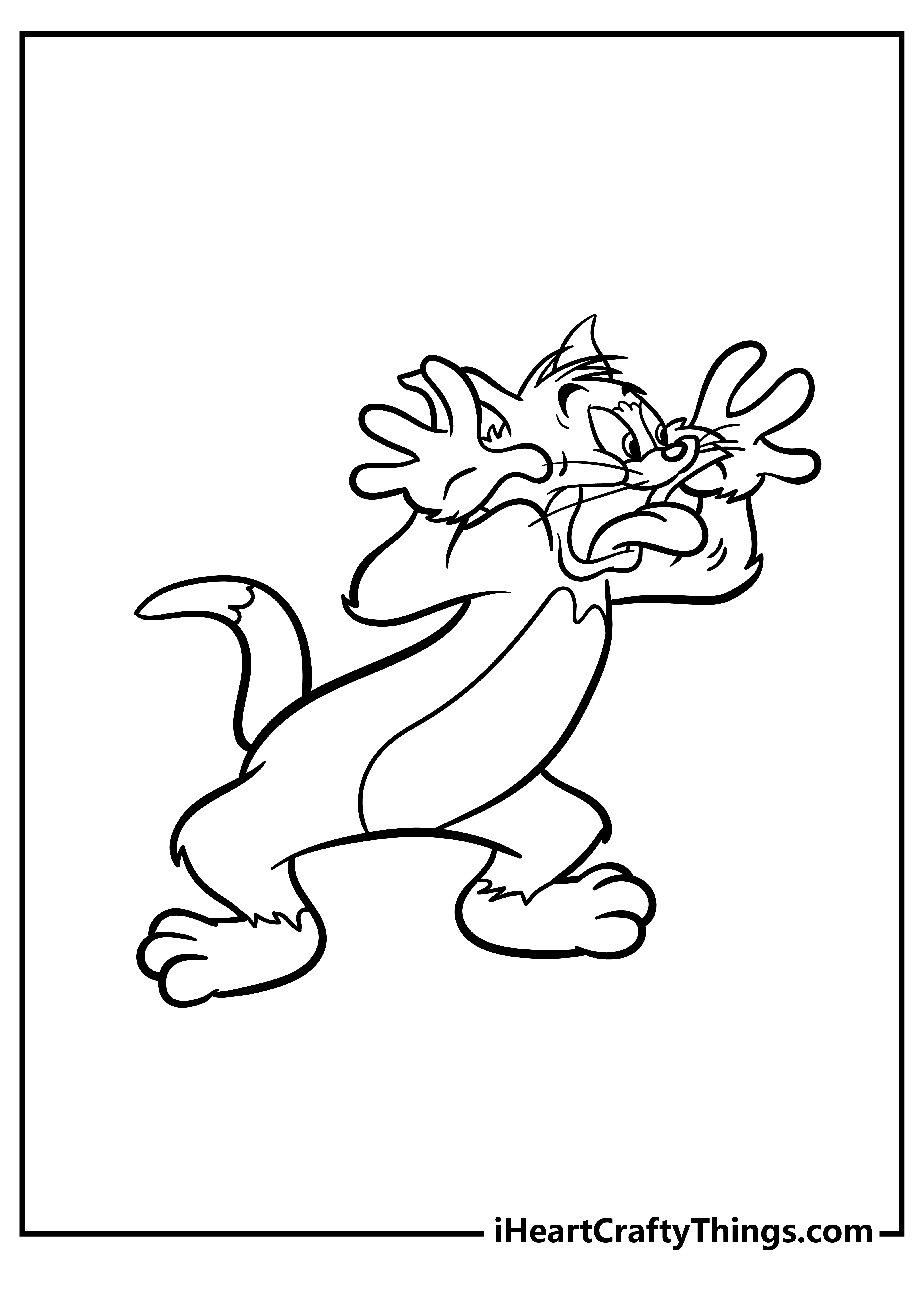 Tom and Jerry Coloring Book free printable