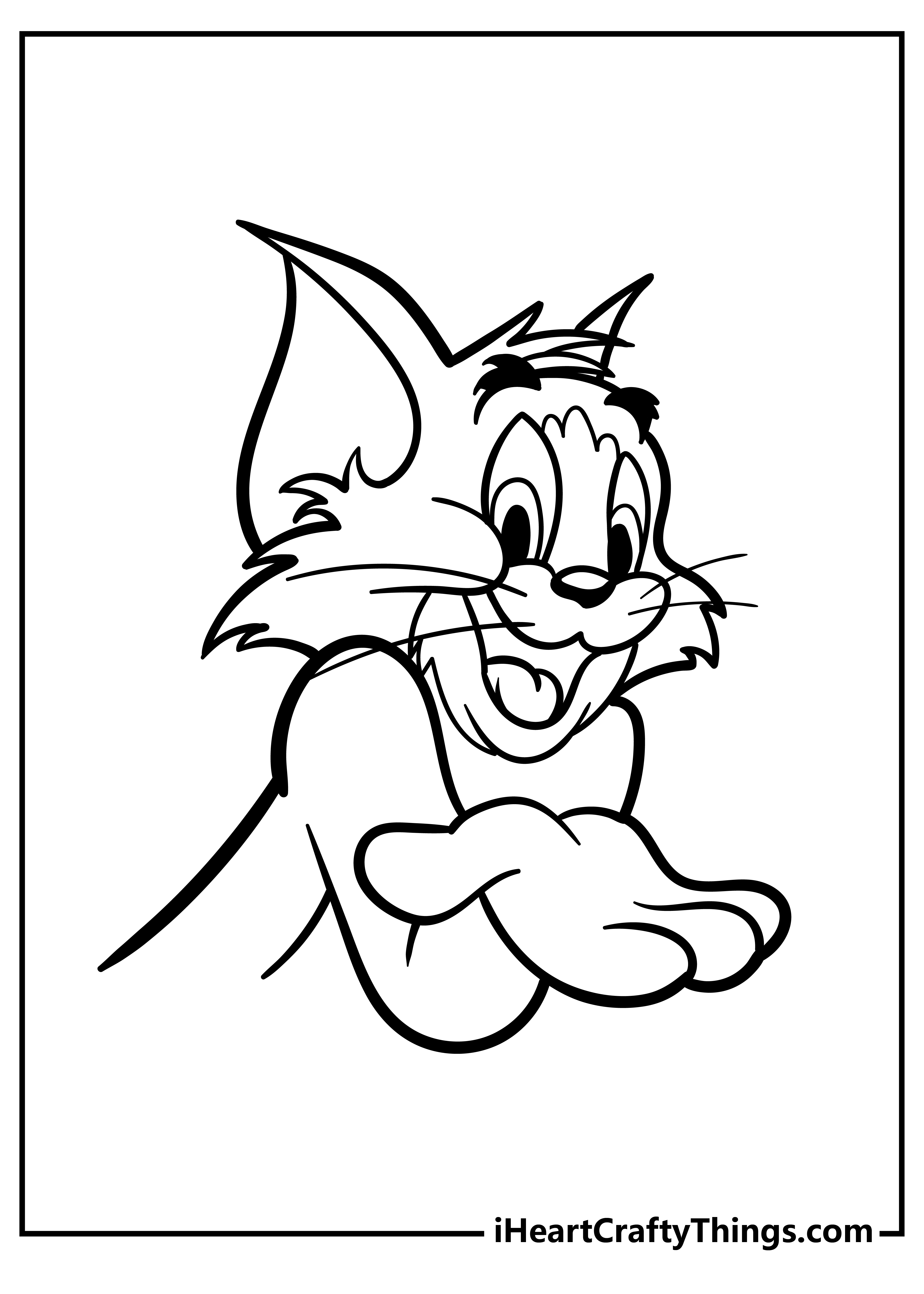 Tom and Jerry Coloring Book free printable