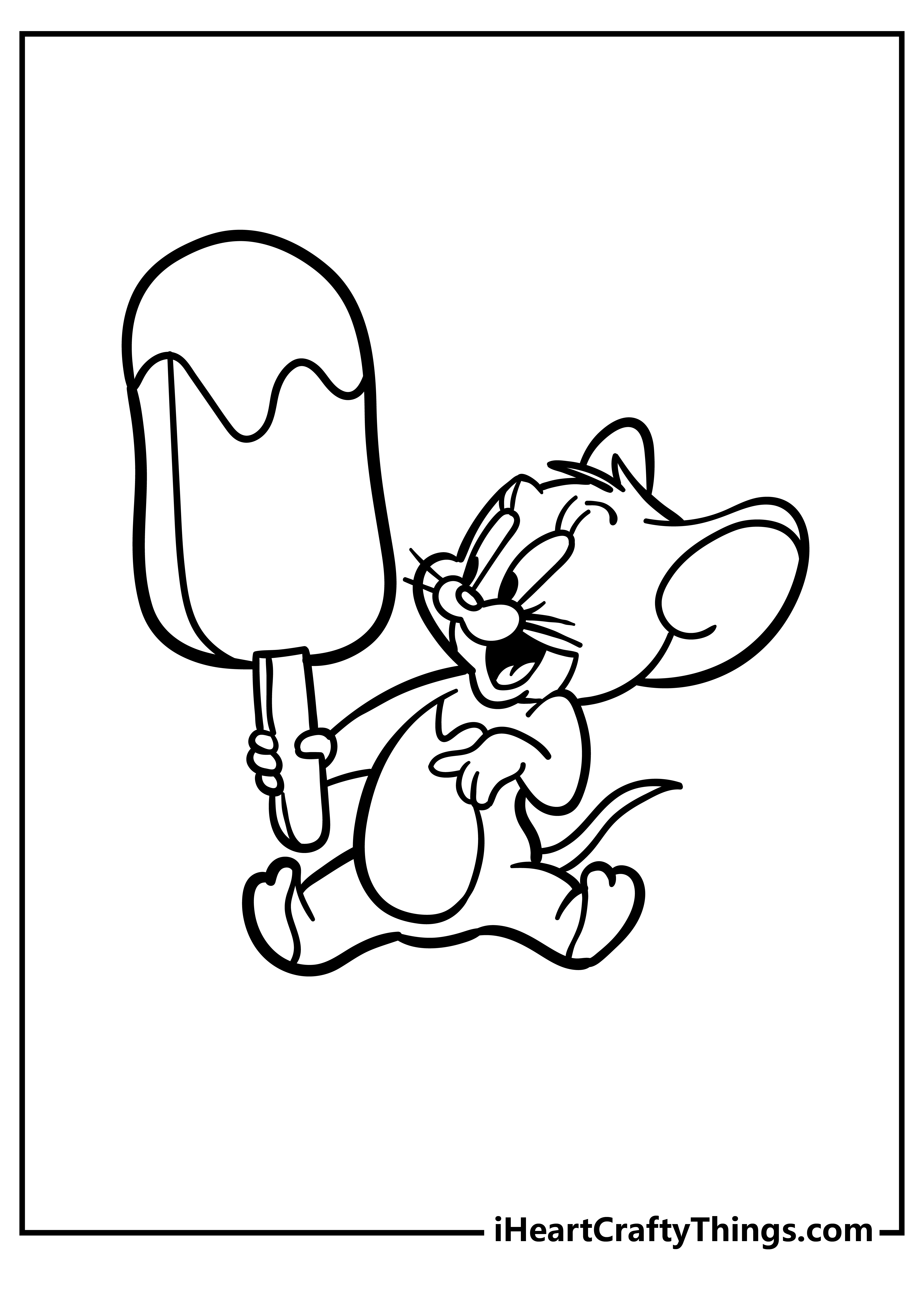 Tom and Jerry Coloring Pages for kids free download