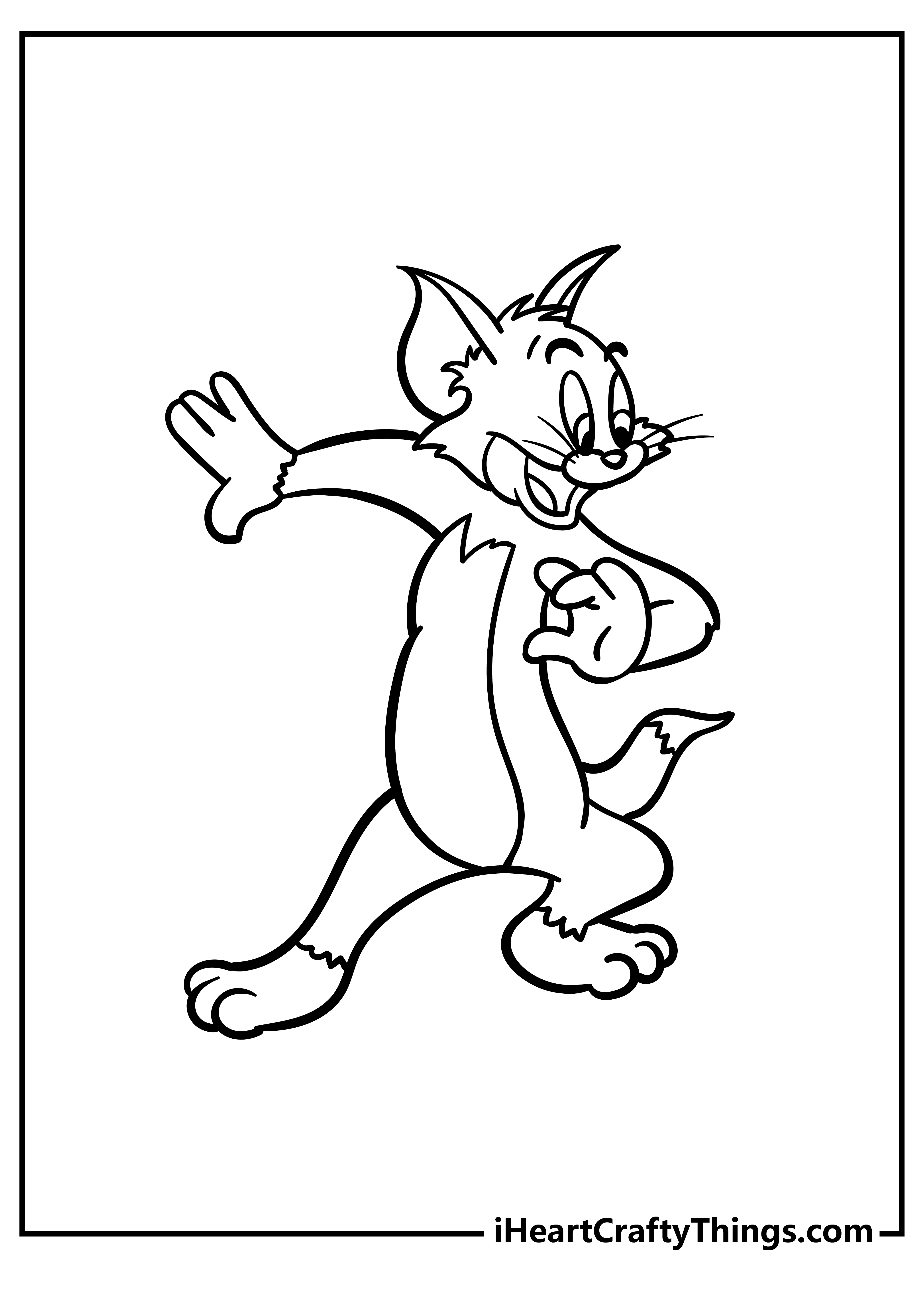 Tom and Jerry Coloring Pages free pdf download