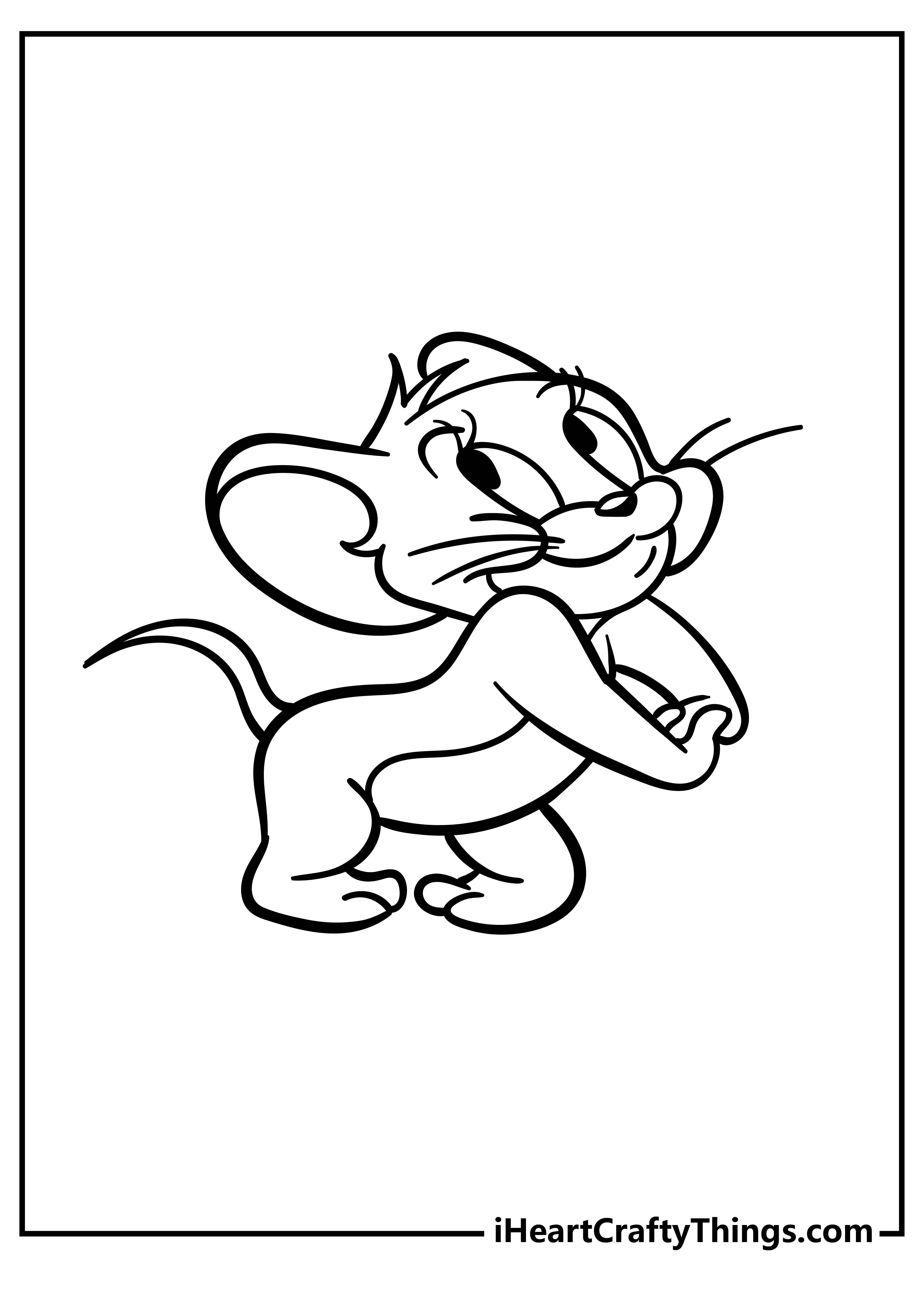 Tom and Jerry Coloring Pages free pdf download