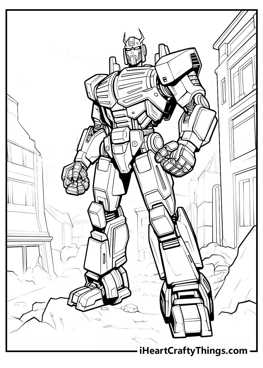 new transformers coloring pages