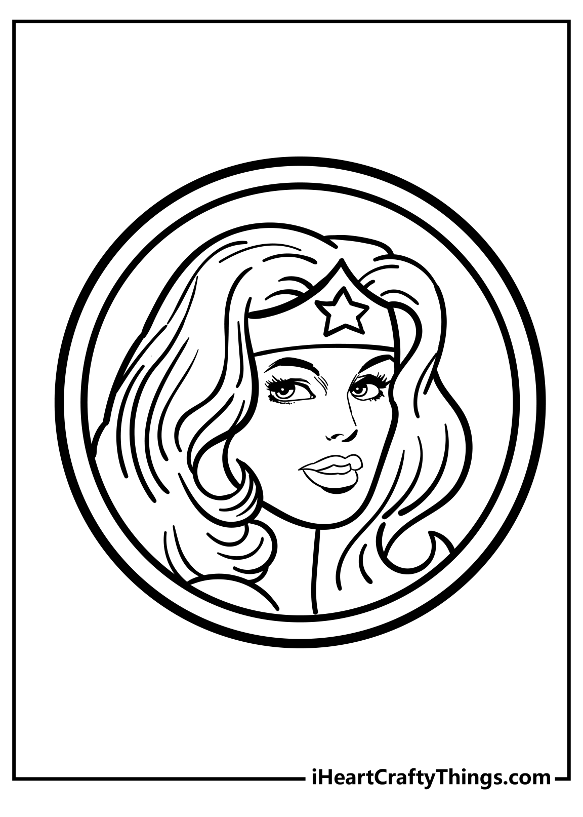 Wonder Woman Coloring Pages (100 Free Printables)