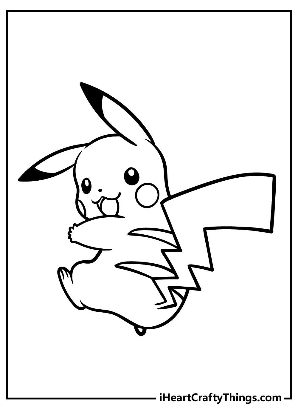Pikachu Coloring Pages free printable