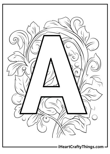 Letter A Coloring Pages (100% Free Printables)