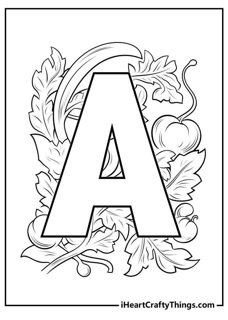 Letter A Coloring Pages (100% Free Printables)