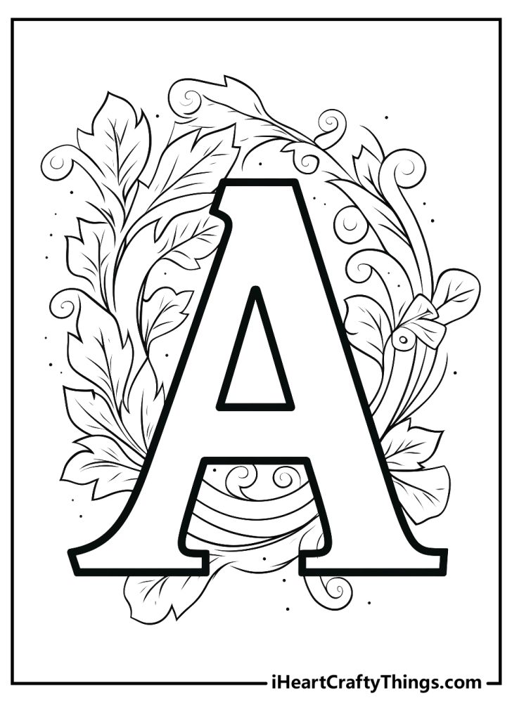 Letter A Coloring Pages (100% Free Printables)