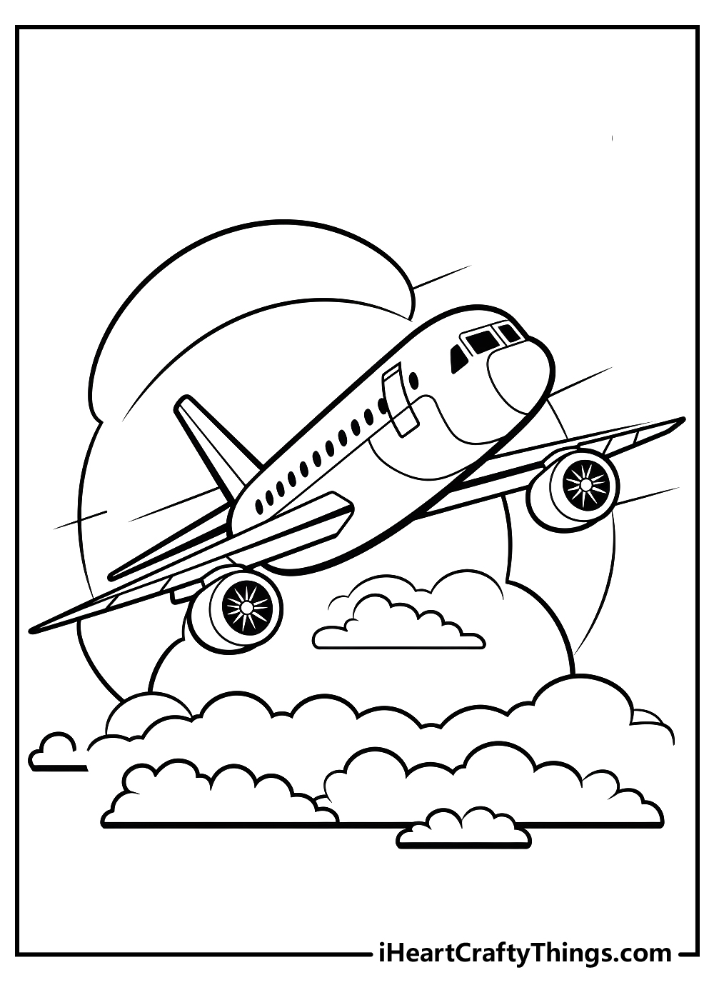 Airplane Coloring Book For Kids: Fun Airplane Activities for Kids Travel  Activity Book for Flying and Traveling (Paperback)