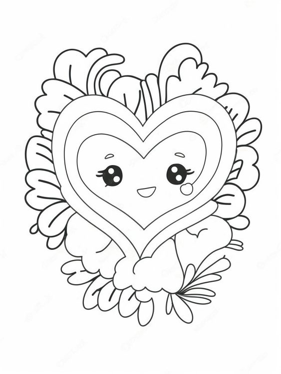 Cute Love Heart Printable