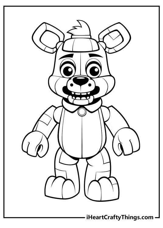 Five Nights At Freddy’s Coloring Pages (Free Printables)