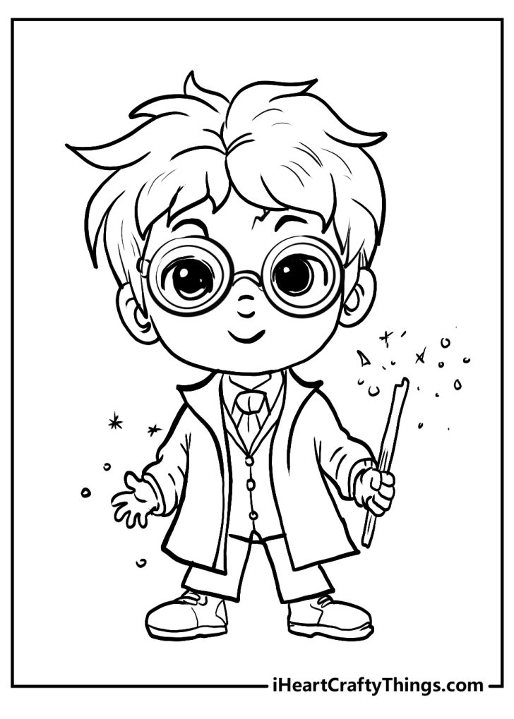 40 Harry Potter Coloring Pages (100% Free Printables)