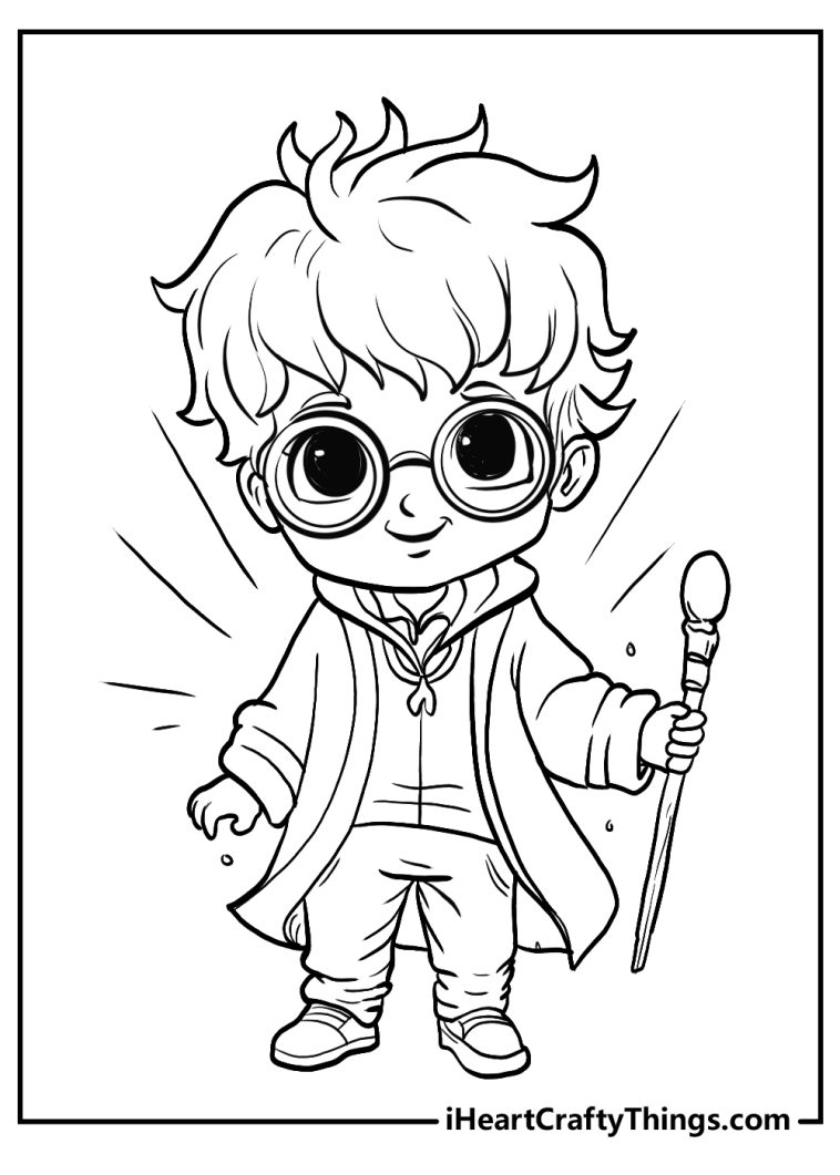 Harry Potter Coloring Pages (100% Free Printables)