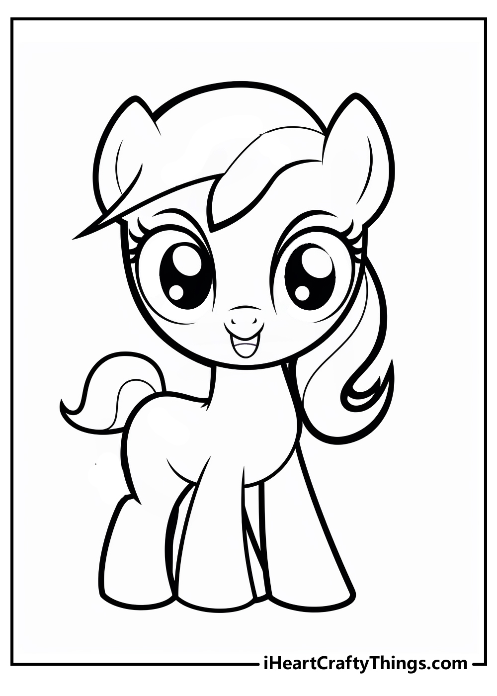 young my little pony coloring pages