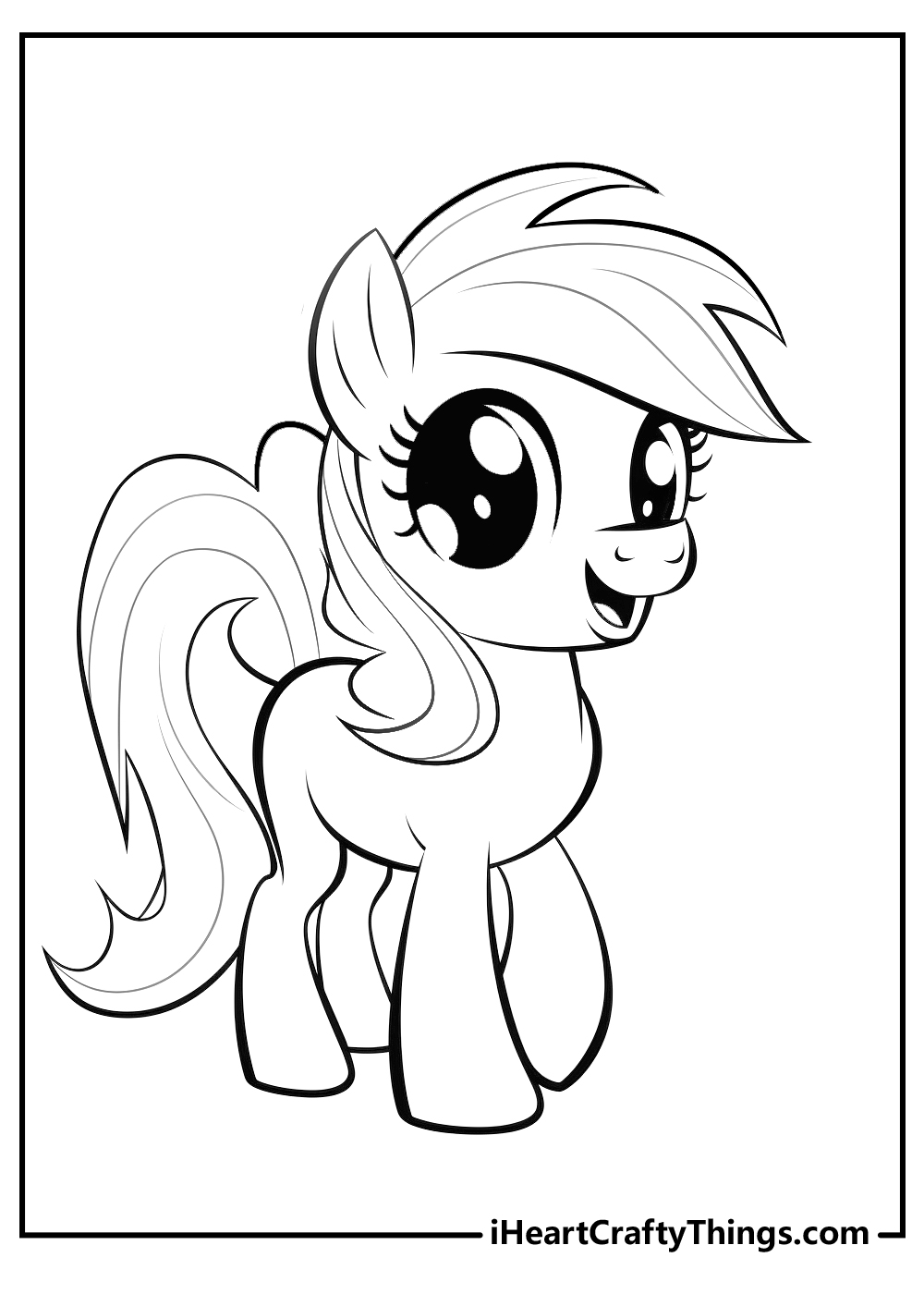 original my little pony coloring printable