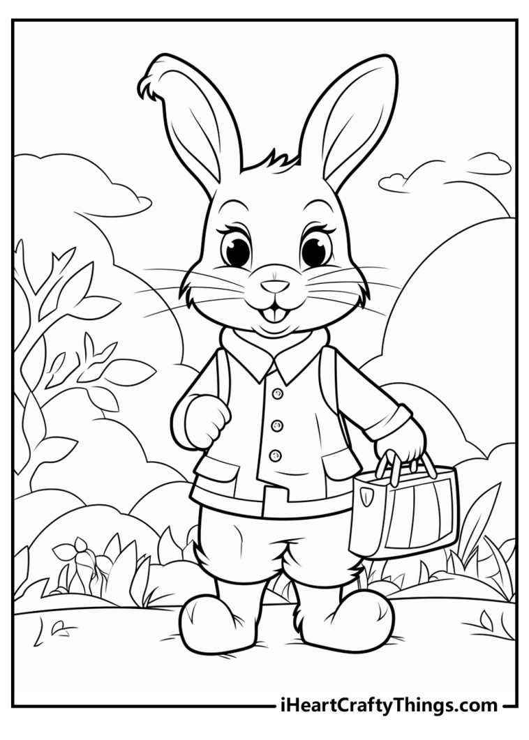 Peter Rabbit Coloring Pages (100% Free Printables)