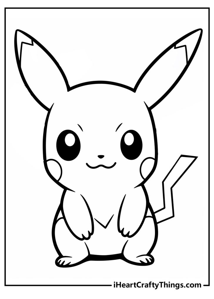 45 Pikachu Coloring Pages: 100% Free Printables To Download