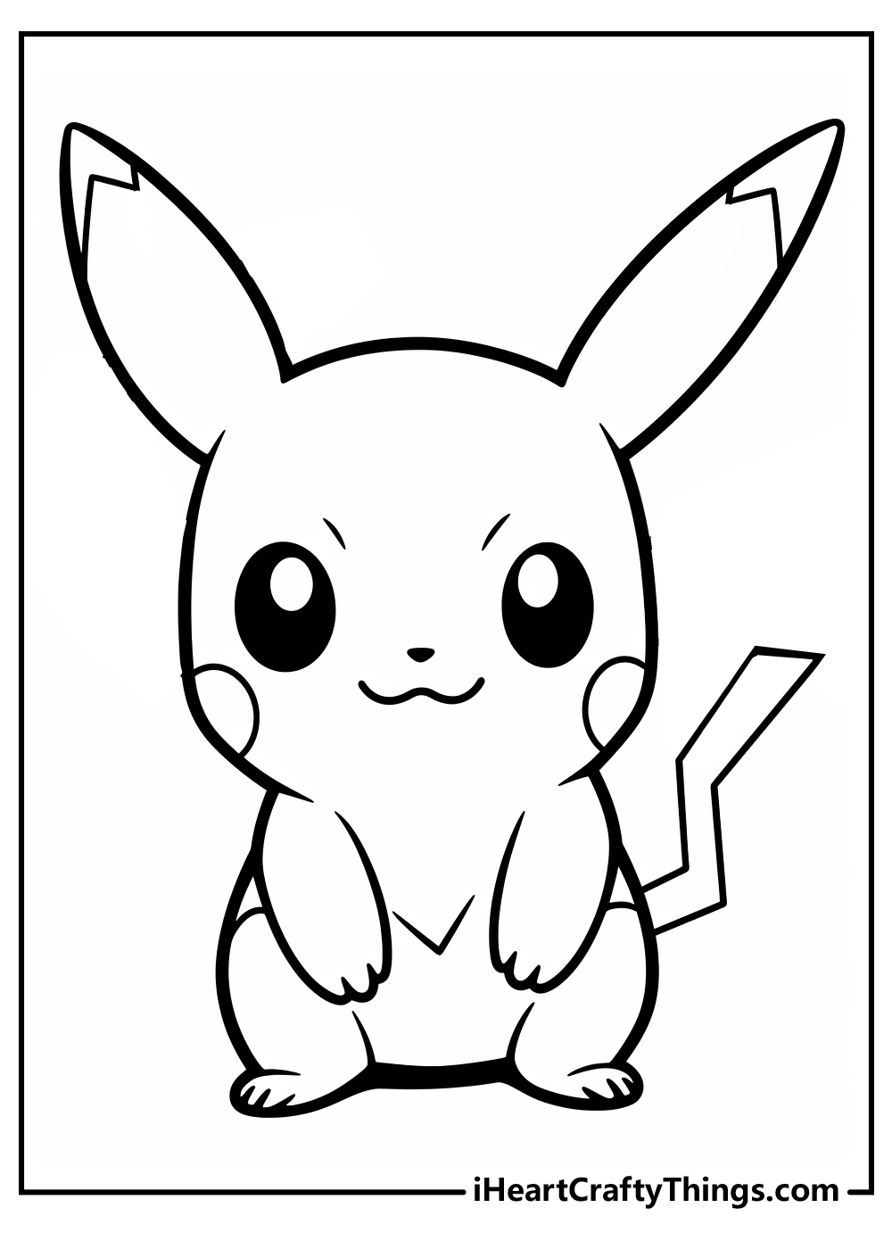 Piscadela Pikachu Desenho Para Colorir - Ultra Coloring Pages