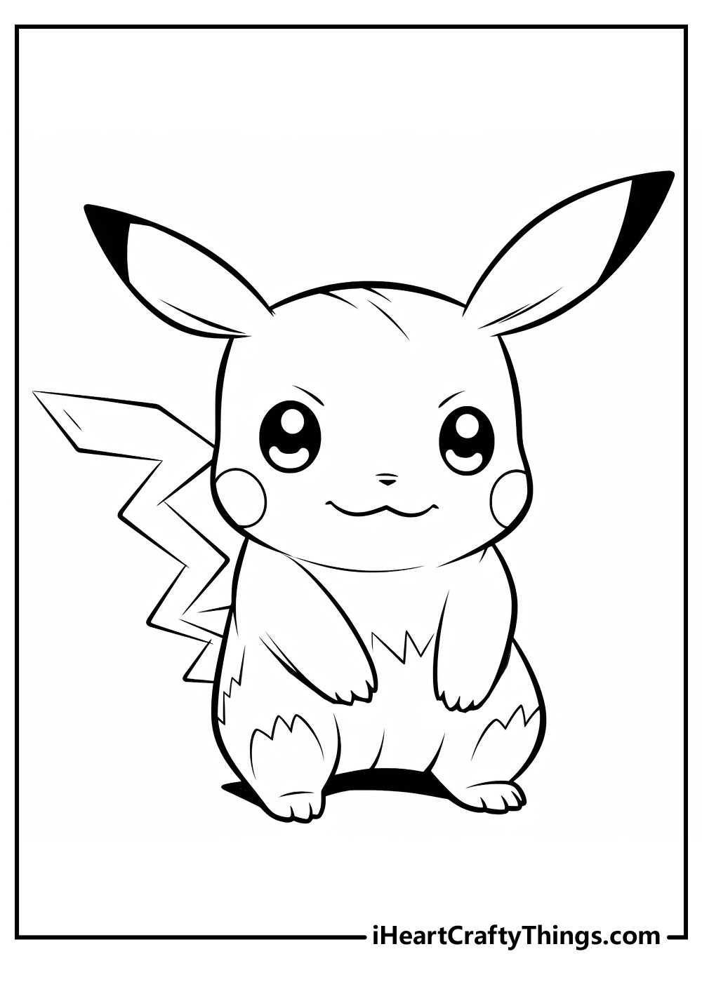 Pikachu Coloring Pages (100% Free Printables)