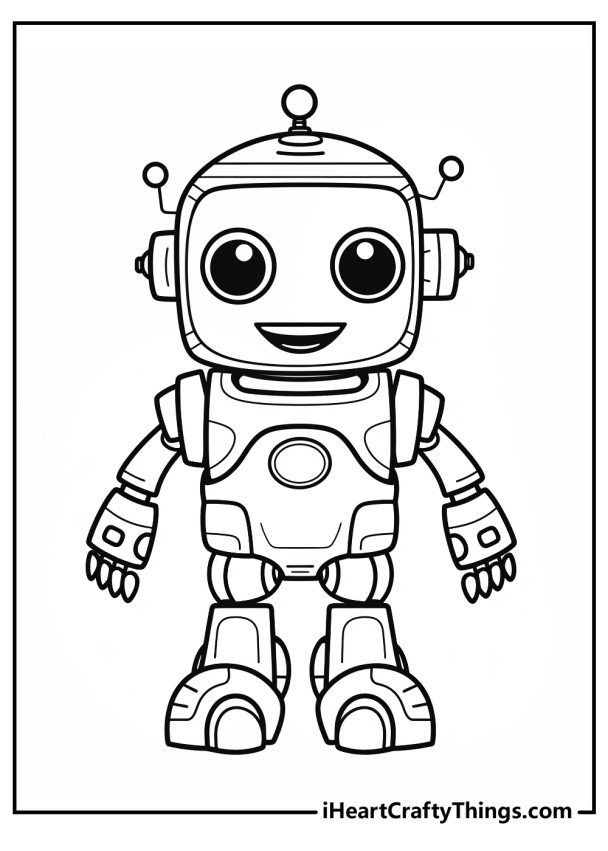 Robot Coloring Pages - 25 Free Printable Pdfs To Download