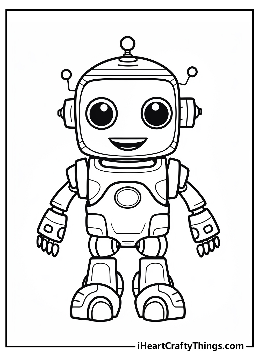 Robot Coloring Book for Kids Ages 4-8: +60 Robot Coloring Pages Makes a  Perfect Present for Children to Express Their Creativity and Develop Their  Ima (Paperback)