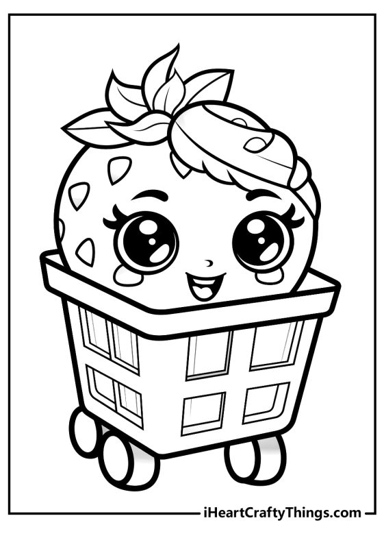 Shopkins Coloring Pages (100% Free Printables)