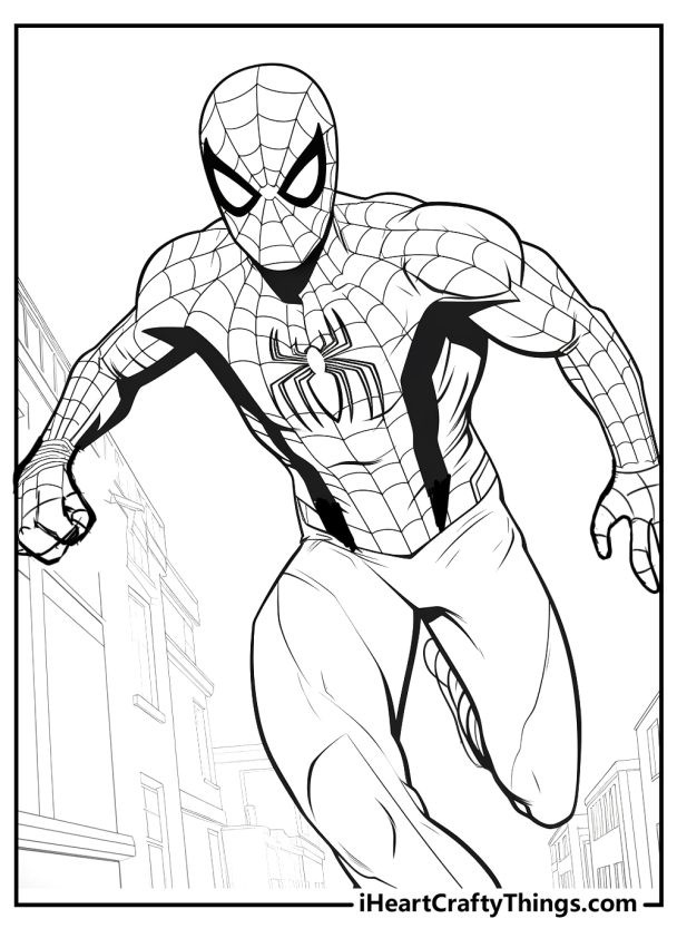 All New Spiderman Coloring Pages 2024 (100% Free Printables)