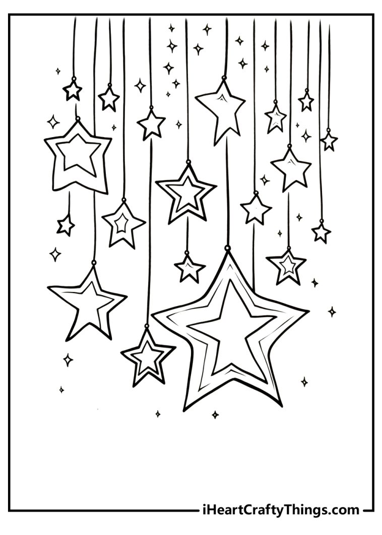 Star Coloring Pages (100% Free Printables)