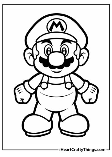 Super Mario Bros Coloring Pages (100% Free Printables)