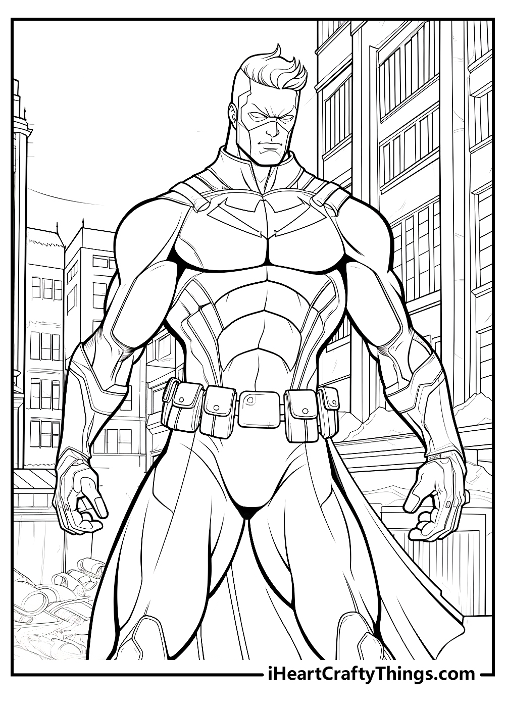 Large Collection of Superhero Printable Coloring Sheets, 101 Coloring Pages,  PDF