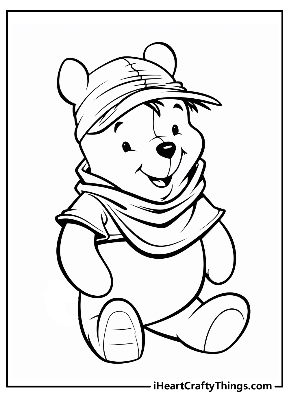 Original Winnie the Pooh Coloring Printable