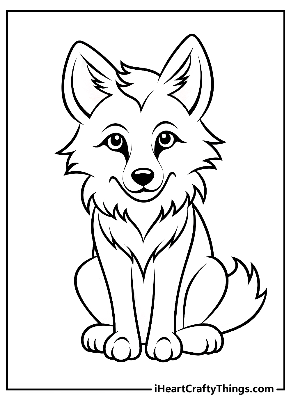 wolf coloring pages free download