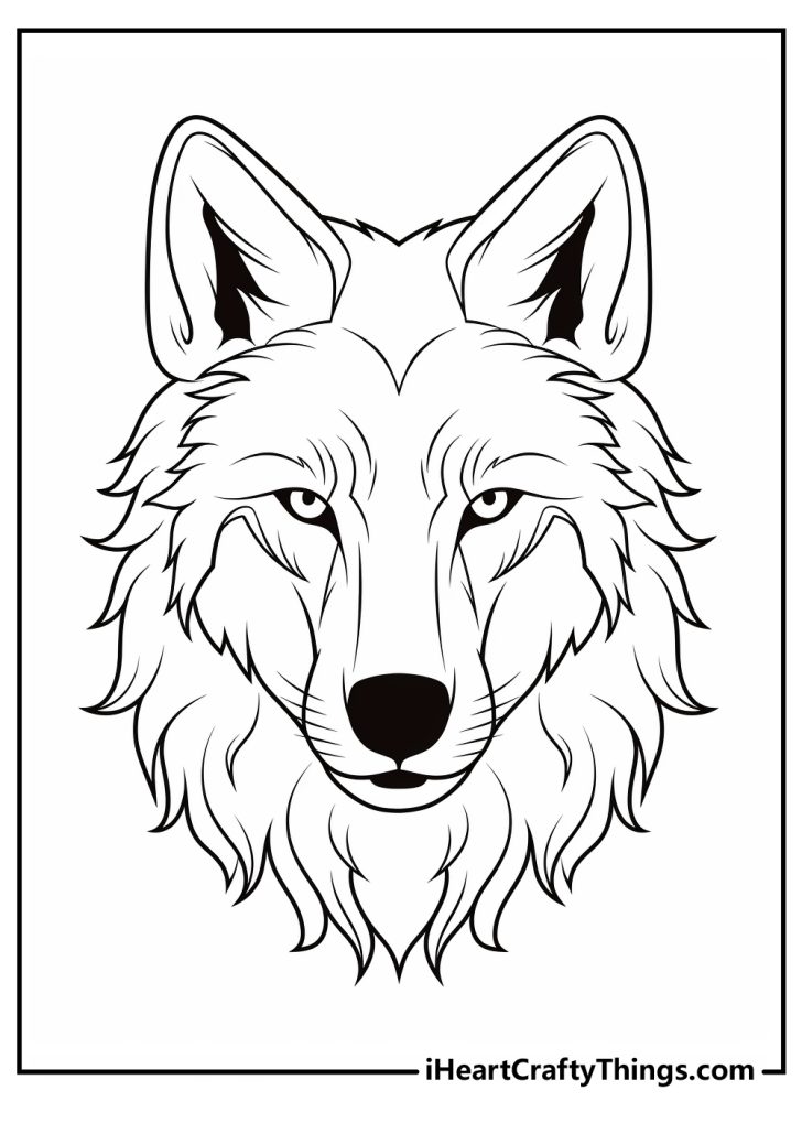 39 Wolf Coloring Pages (100 Free Printables)
