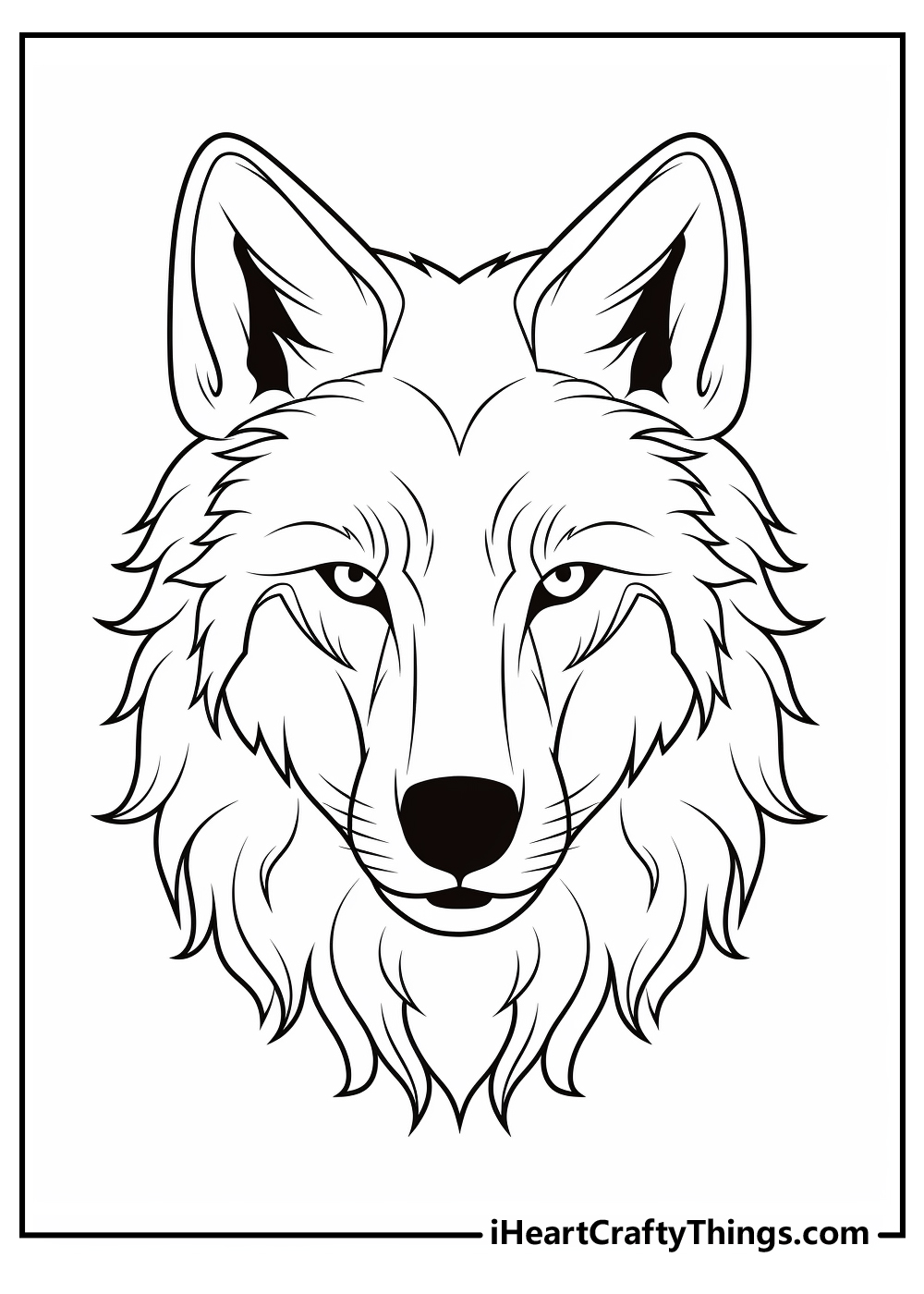 40 Wolf Coloring Pages (100% Free Printables)