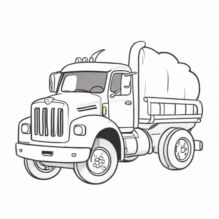 Truck Drawing - How To Draw A Truck Step By Step