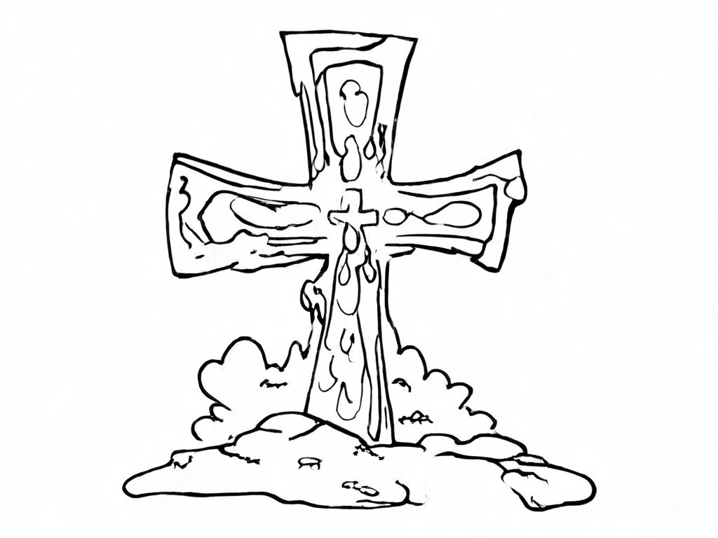 Cross Drawing Tutorial - How to draw Cross step by step