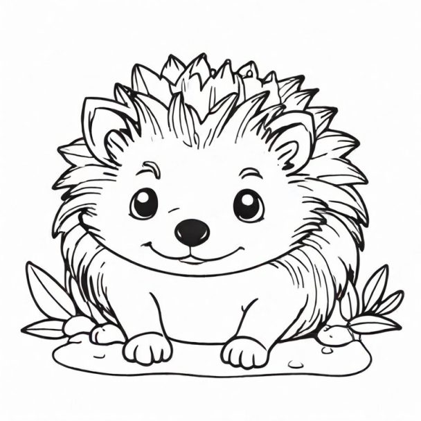 Hedgehog Drawing - How To Draw A Hedgehog Step By Step