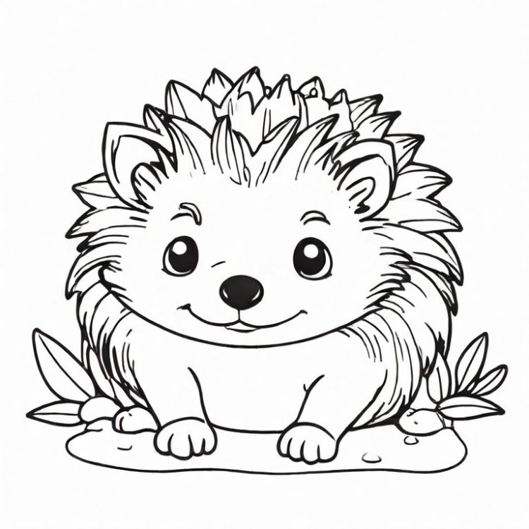 Hedgehog Drawing - How To Draw A Hedgehog Step By Step