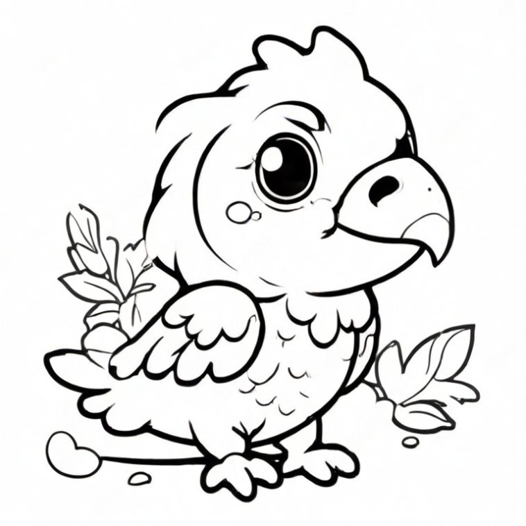 Parrot Drawing - How To Draw A Parrot Step By Step