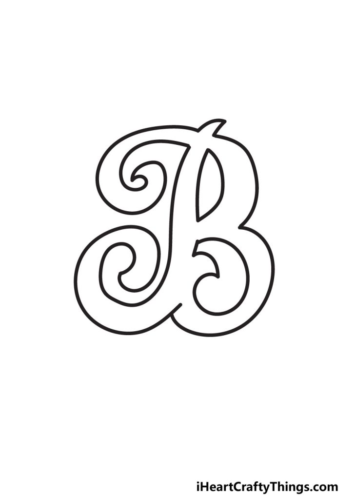 Fancy Letter B: Draw Your Own Fancy Letter B In 7 Easy Steps